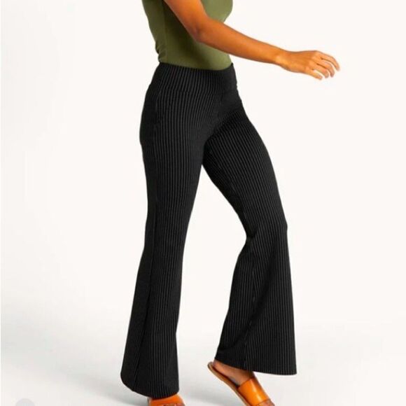 Betabrand Wide Leg Pinstripe Pants XS - Picture 2 of 6